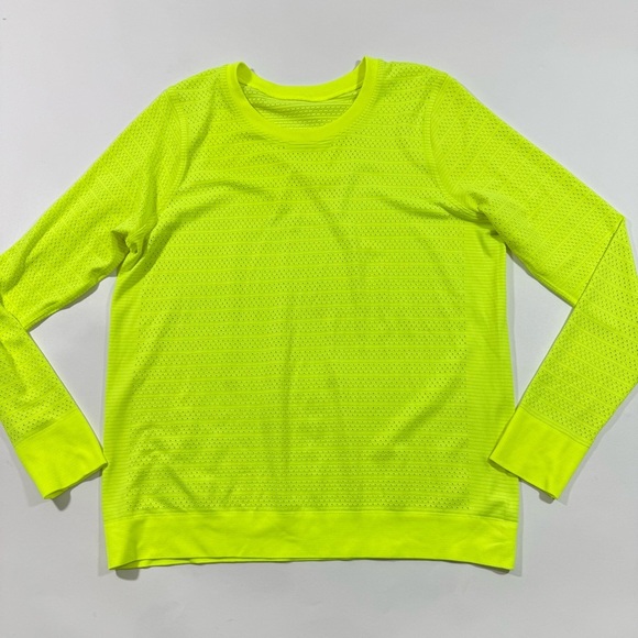 Lululemon Swiftly Breathe Long Sleeve Squad Yellow Highlight - Picture 1 of 5
